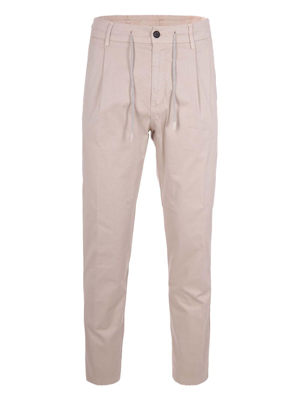 Pantaloni con coulisse in beige Eleventy - uomo 