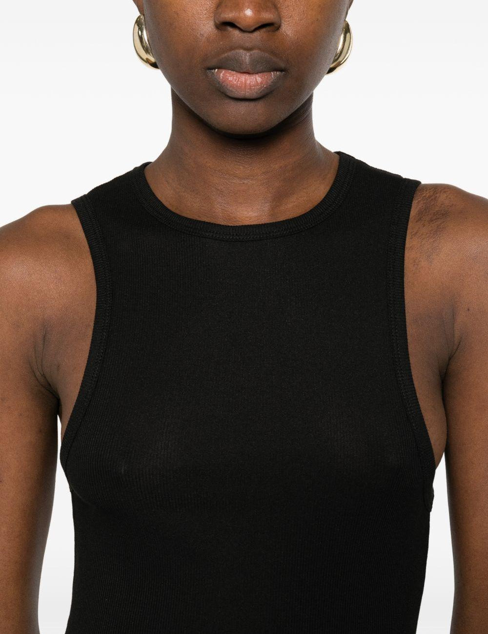Abito con scollo tondo in nero WARDROBE.NYC - donna 