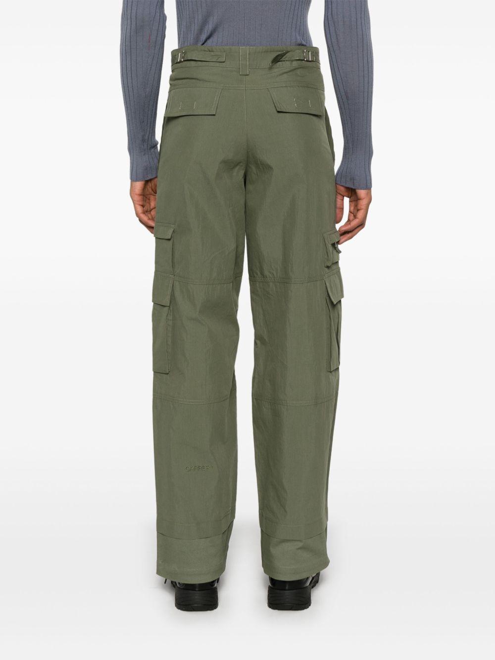 Pantaloni cargo cobalt in verde oliva Carrer - unisex 