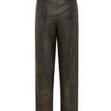 Pantaloni in pelle in marrone Alex perry - donna 