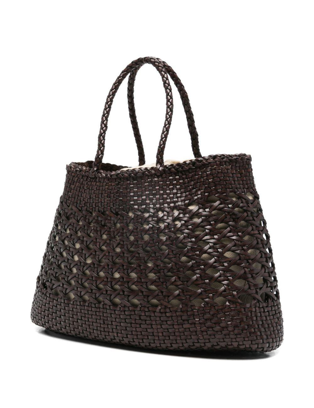 Borsa a mano santa cano in marrone Dragon diffusion - donna 