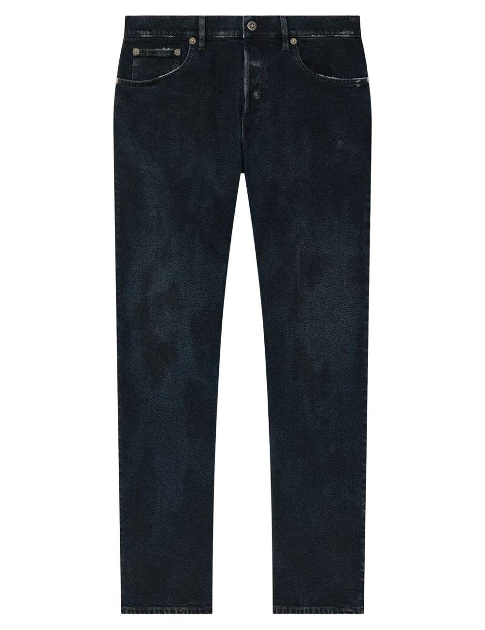 Jeans slim con cinque tasche in blu Golden goose - uomo 