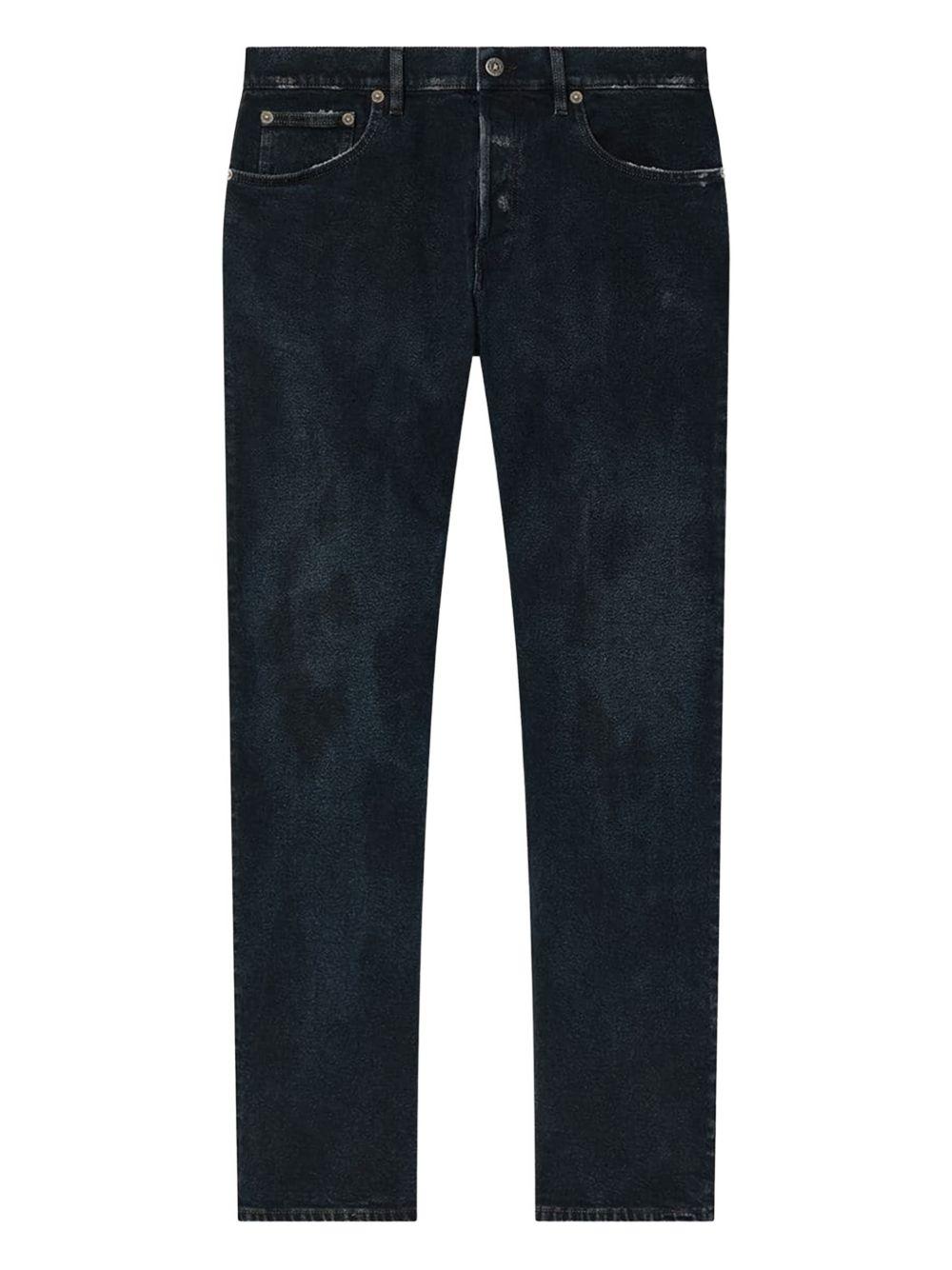 Jeans slim con cinque tasche in blu Golden goose - uomo 