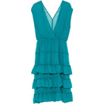Abito midi con ruches dally in verde Dries van noten - donna 