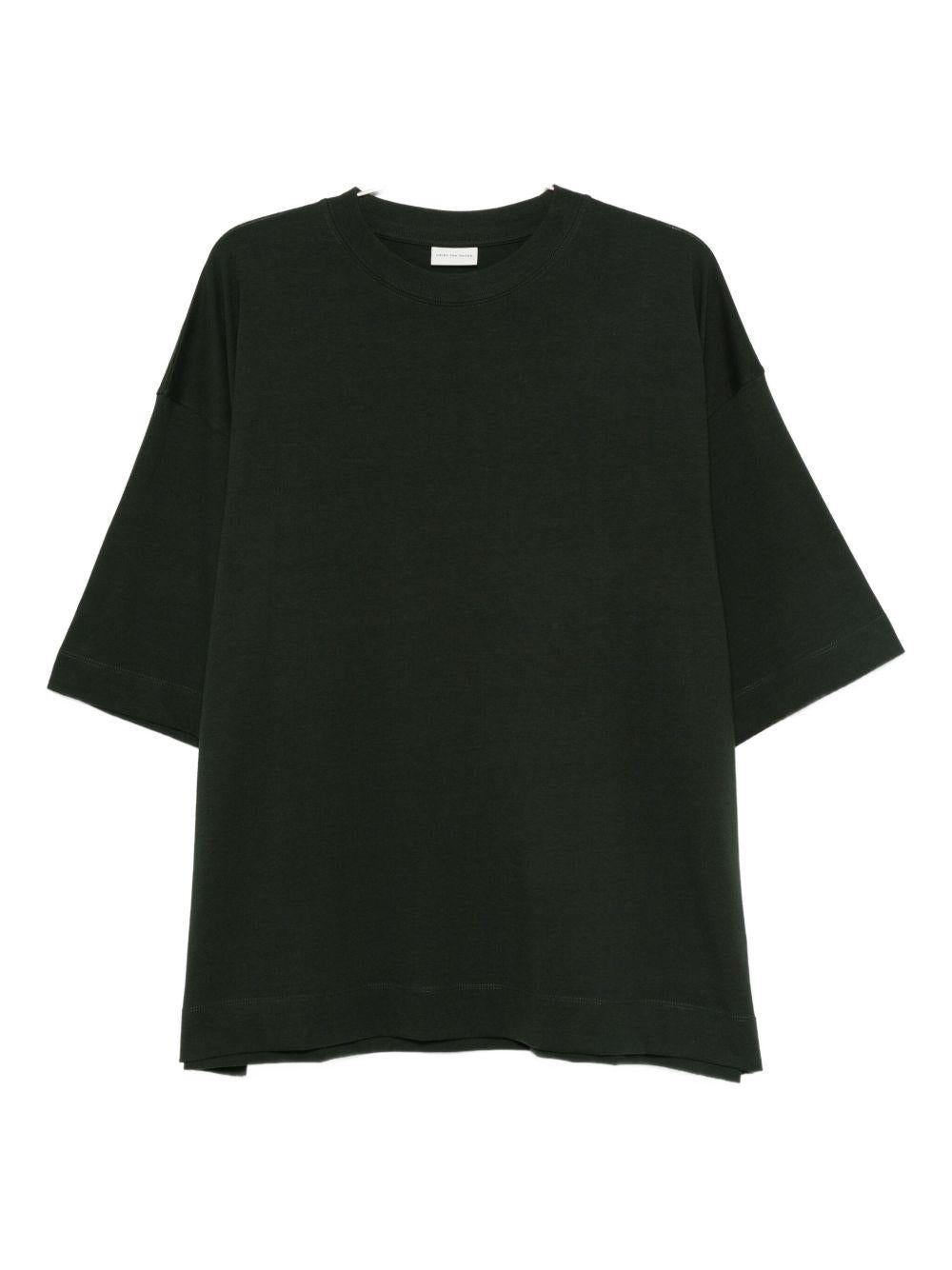 T-shirt a maniche corte hen in verde Dries van noten - uomo 