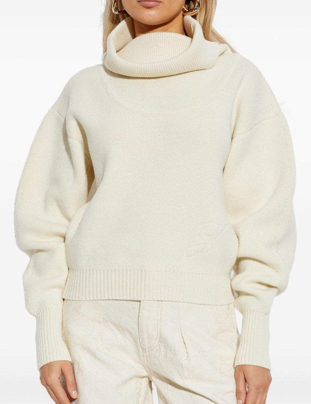 Maglione "la maille pallone" in avorio Jacquemus - donna 