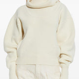 Maglione "la maille pallone" in avorio Jacquemus - donna 