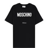 T-shirt con logo in nero Moschino - donna 