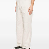 Pantaloni con cuciture a contrasto in avorio MM6 Maison Margiela - uomo 
