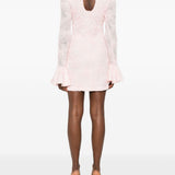 Abito corto con motivi floreali in rosa Rotate - donna 