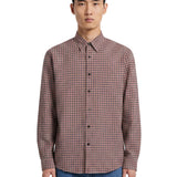 Camicia in cotone check multicolor 