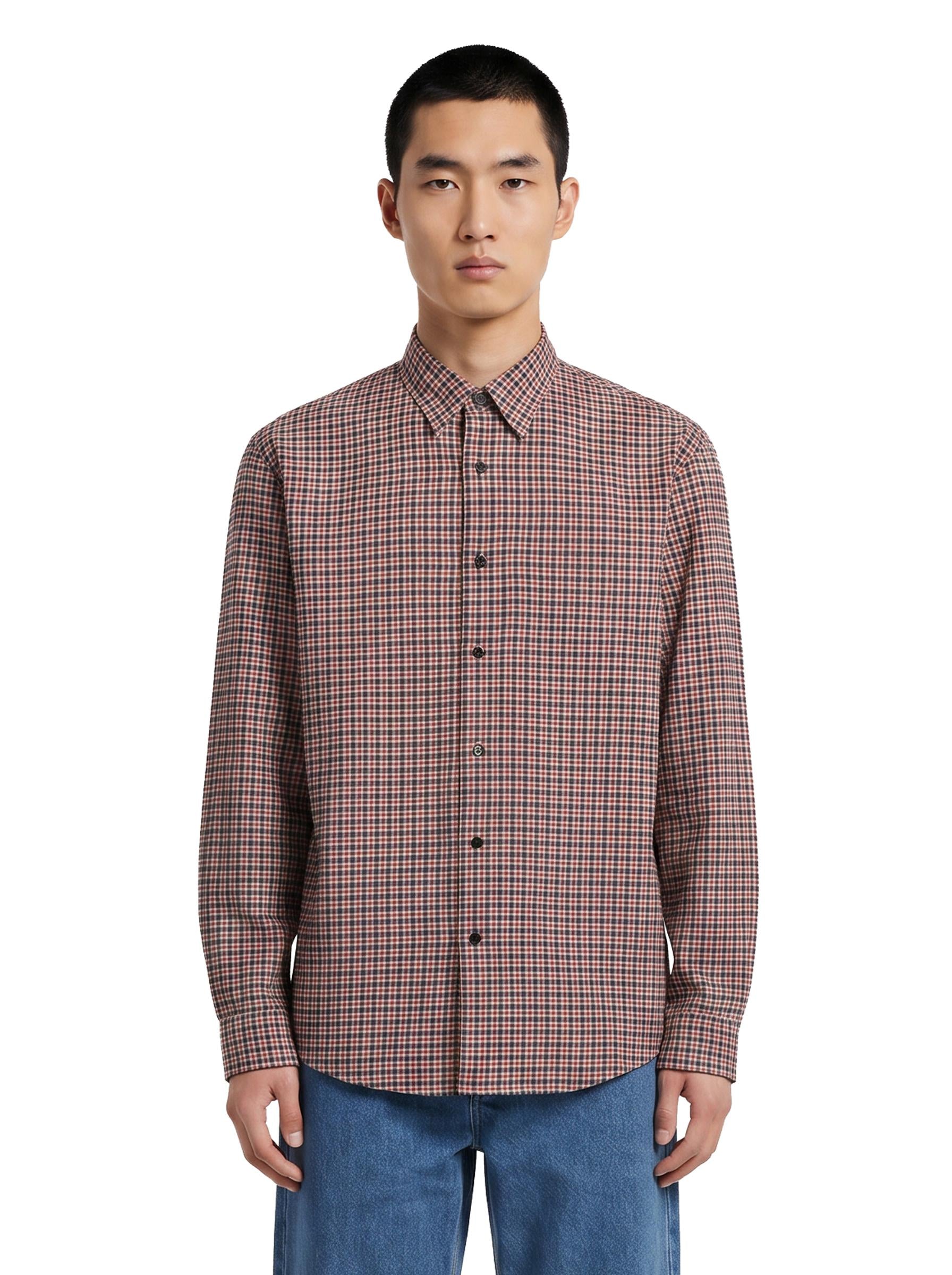 Camicia in cotone check multicolor 