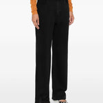 Jeans dritti con 5 tasche in nero Self-portrait - donna 