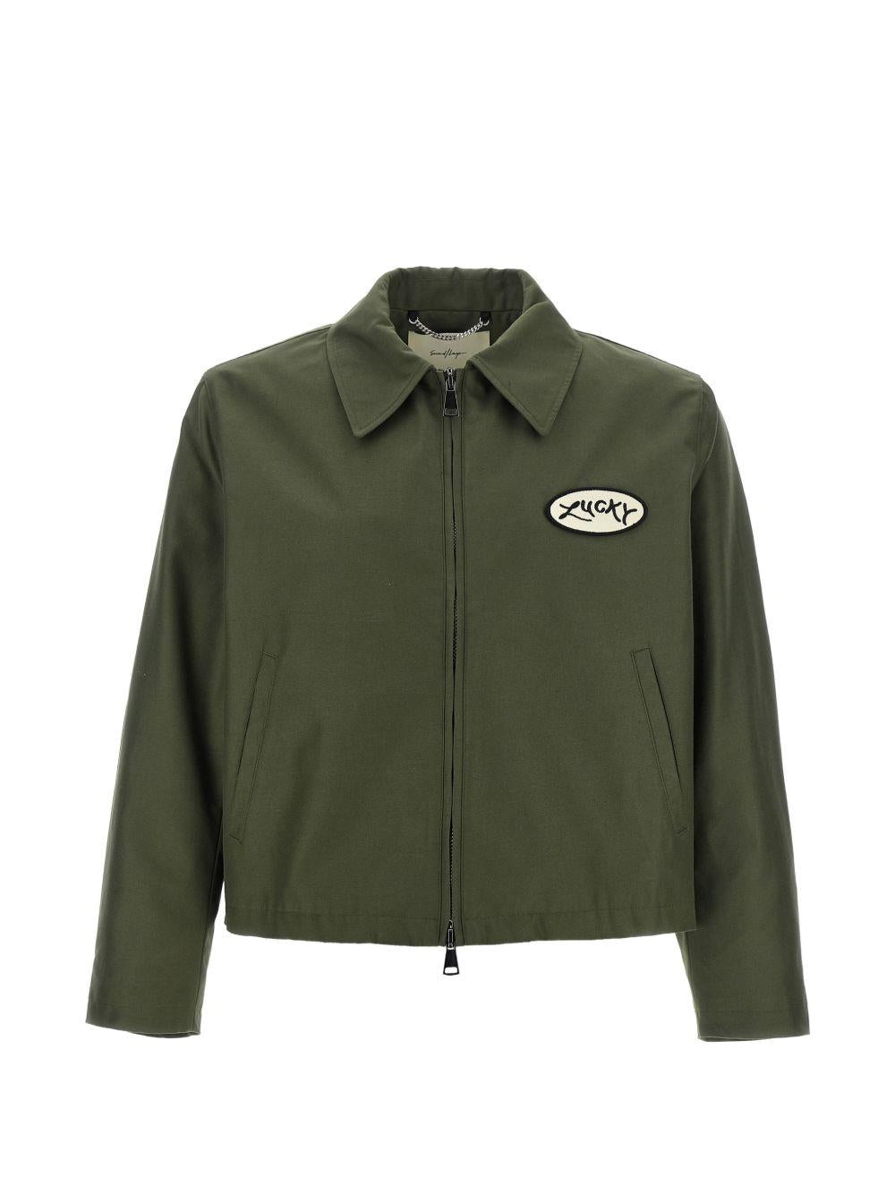 Giacca lucky station in verde militare second layer - uomo 