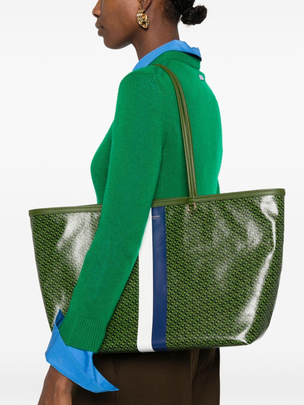 Borsa tote the racer in verde tory burch - donna 