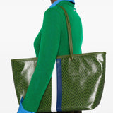 Borsa tote the racer in verde tory burch - donna 