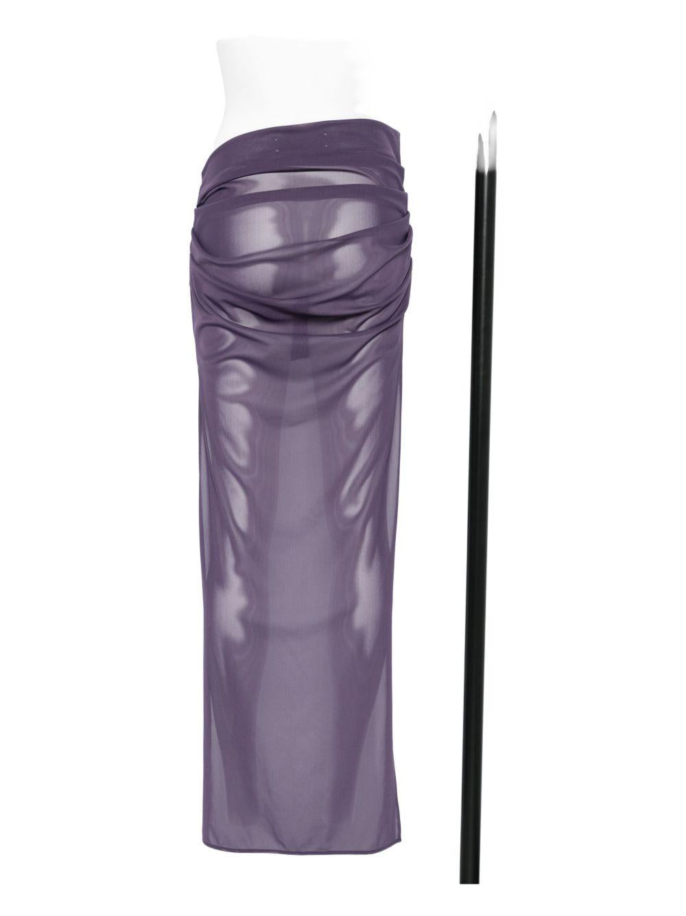 Gonna mini in mesh in viola  Alex perry - donna 