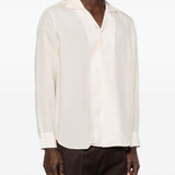 Camicia con revers a lancia in rosa chiaro Lardini - uomo 