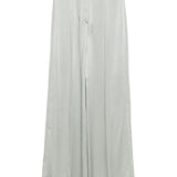 Pantaloni dritti con finitura satinata in grigio chiaro Forte Forte - donna 