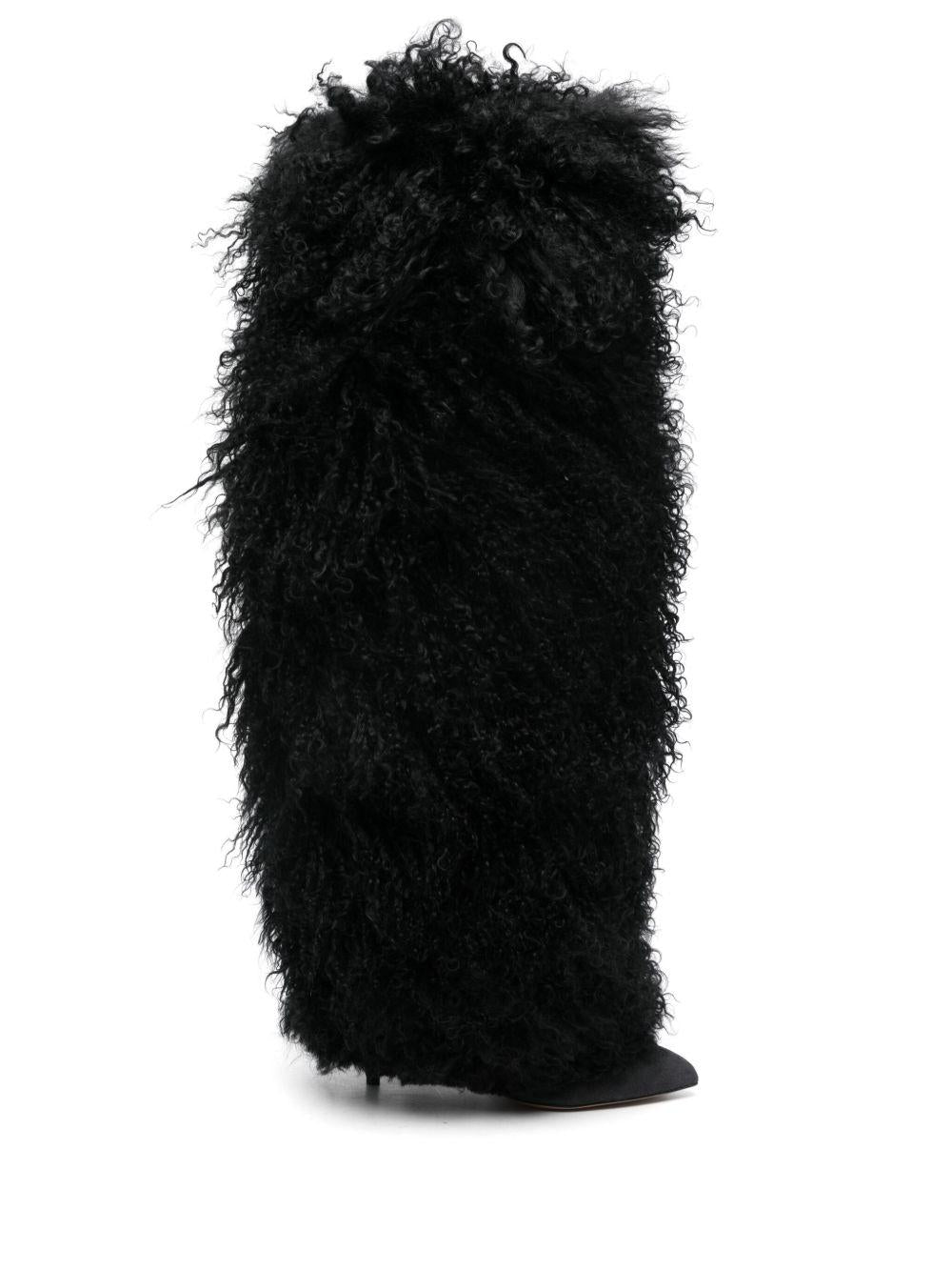 Stivali furry in nero Paris texas - donna 
