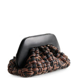 Borsa bios con design intrecciato in marrone Themoirè - donna 
