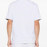 T-shirt con logo e toppa in gros grain in grigio Jacquemus - uomo 