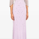 Abito lungo Kiya con decorazioni in lilla Jenny packham - donna 