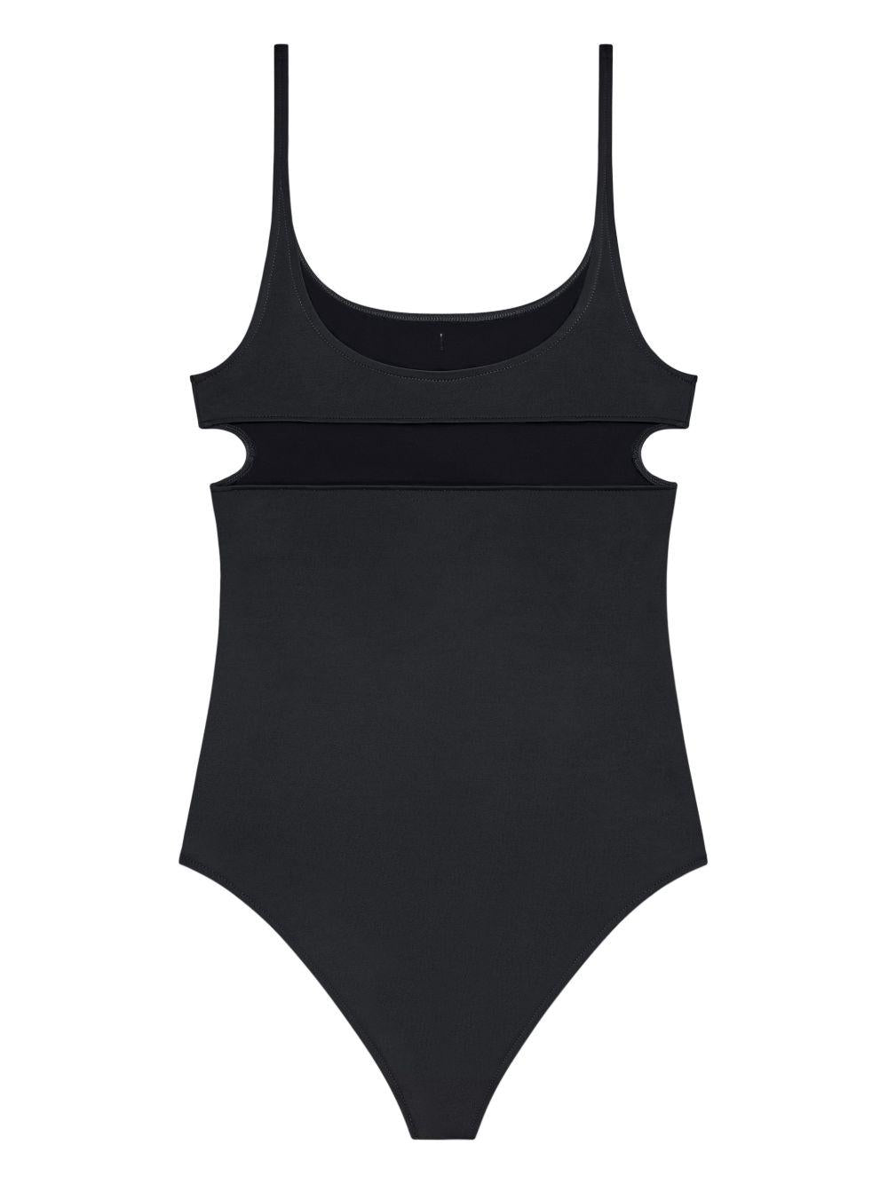 Costume da bagno con cut-out in nero Courrèges - donna 