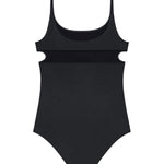 Costume da bagno con cut-out in nero Courrèges - donna 