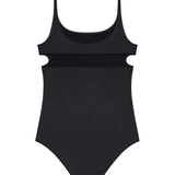 Costume da bagno con cut-out in nero Courrèges - donna 