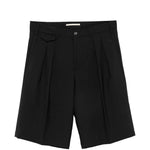 Pantaloncini al ginocchio con pieghe in nero Briglia 1949 - uomo 