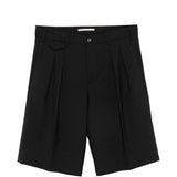 Pantaloncini al ginocchio con pieghe in nero Briglia 1949 - uomo 