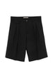Pantaloncini al ginocchio con pieghe in nero Briglia 1949 - uomo