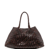 Borsa tote Santa Croce in marrone scuro Dragon Diffusion - donna 