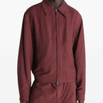 Giacca con zip in borgogna LEMAIRE - uomo 