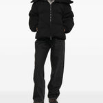 Giacca imbottita con chiusura a zip in nero Bacon - donna 
