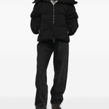 Giacca imbottita con chiusura a zip in nero Bacon - donna 