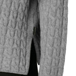Maglione polo a trecce in grigio Ami paris - unisex 