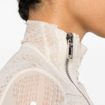 Giacca Naska Gary con paillettes in avorio Rick Owens Lilies - donna 