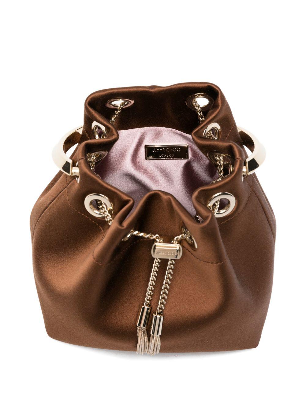 Borsa Bon Bon in marrone e oro Jimmy choo - donna 