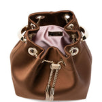 Borsa Bon Bon in marrone e oro Jimmy choo - donna 