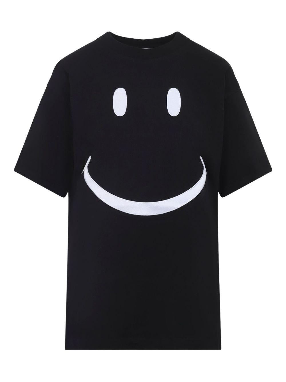 T-shirt con stampa in nero Moschino - donna 