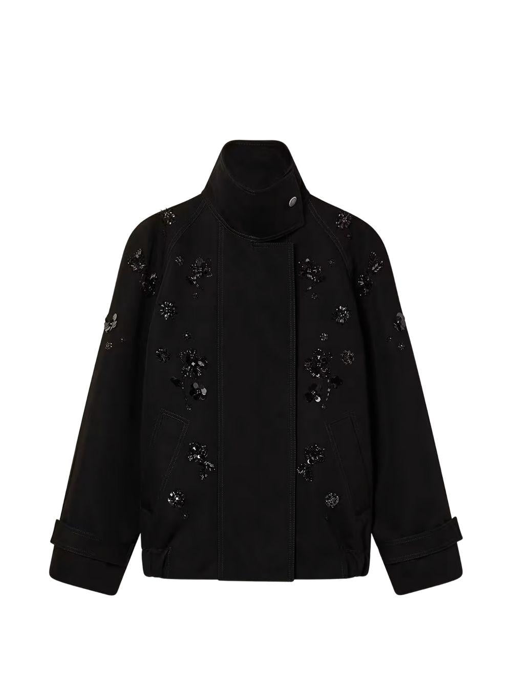 Giacca con paillettes in nero Golden goose - donna 