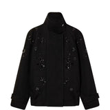 Giacca con paillettes in nero Golden goose - donna 