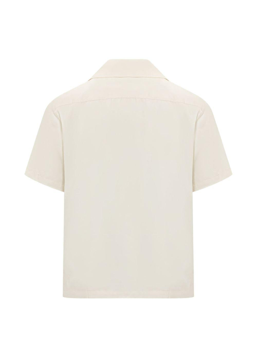 Camicia a maniche corte con stampa in bianco Kidsuper - uomo 