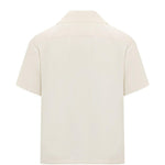 Camicia a maniche corte con stampa in bianco Kidsuper - uomo 