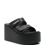 Sandali con applicazione in nero Coperni - donna 