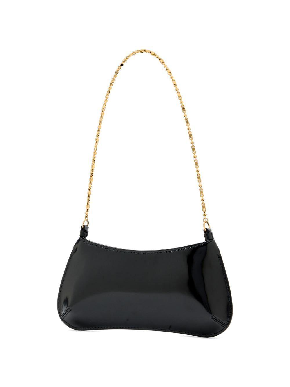 Borsa Le Petit Bisou Chaine in nero 