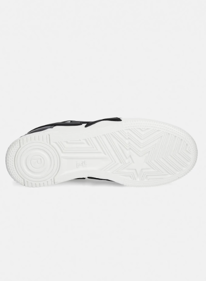 Sneakers basse sta #1 m2 in bianco e nero A Bathing Ape - uomo 