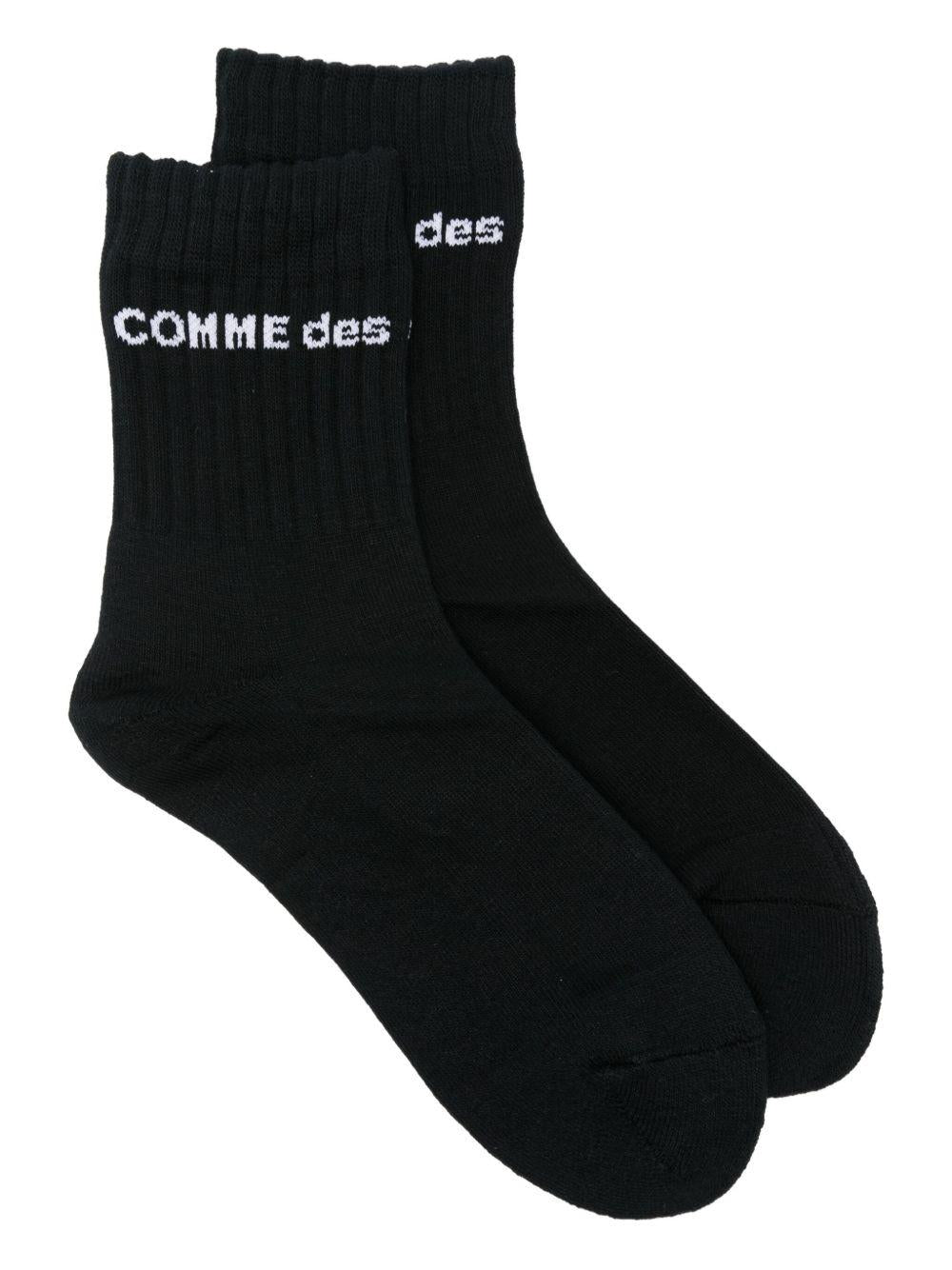Calzini con dettaglio del logo in nero Comme des garcons homme plus - uomo 
